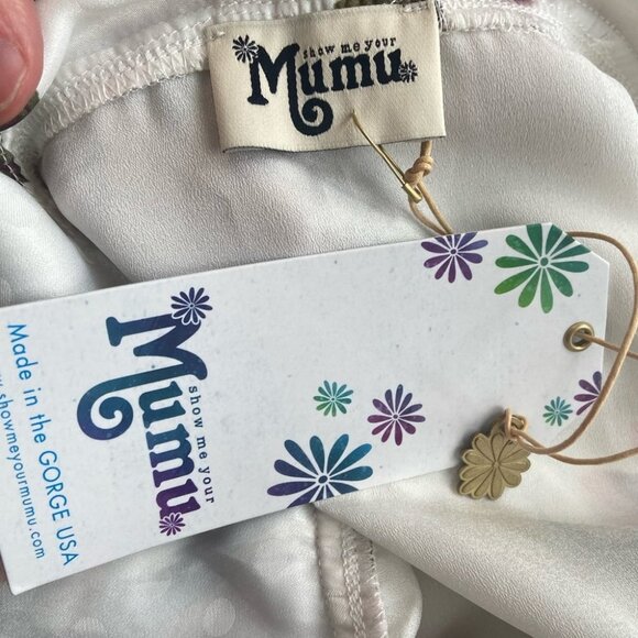 NWT Show Me Your Mumu Silky Arlene Midi Dress Floral Size Small Bohemian Boho S - Picture 11 of 11